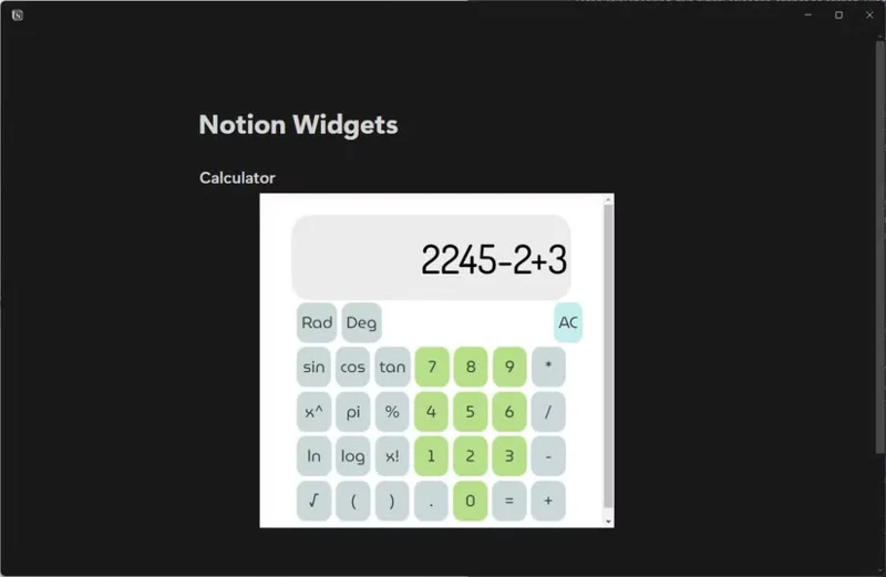 Los 7 widgets de Notion más útiles
