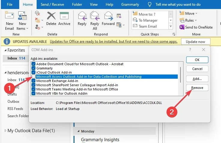 Cómo instalar y eliminar complementos en Outlook