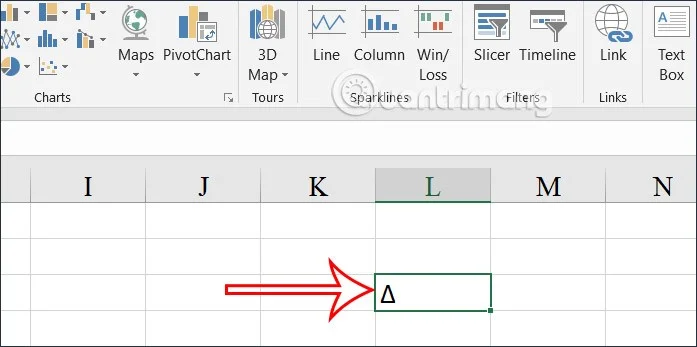 Excelでデルタ記号を挿入する方法