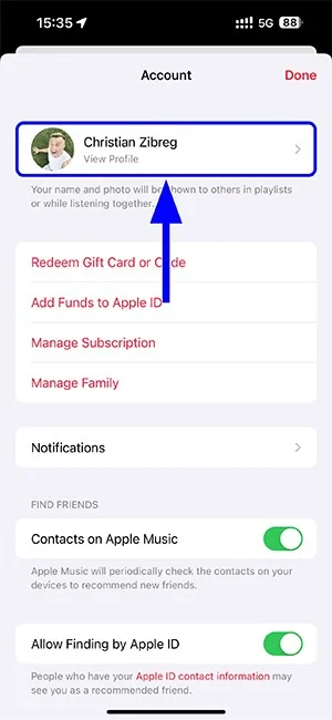 Cómo escuchar música de forma privada en Apple Music