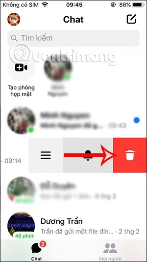 How to permanently delete a group on Messenger