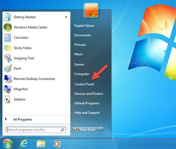 วิธีเปิดแผงควบคุมบน Windows 10, 8.1, 7