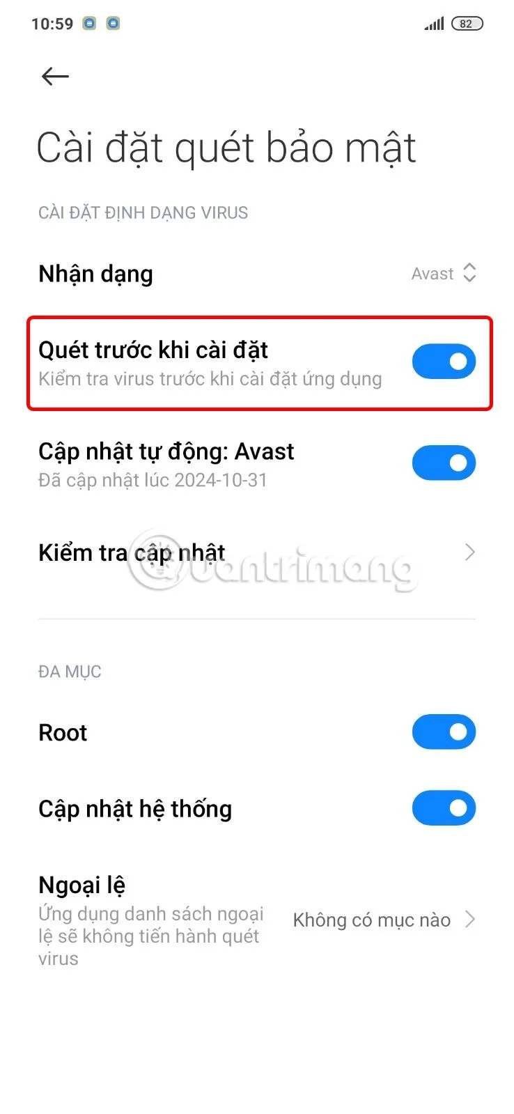 Hoe u de Xiaomi-beveiligingsscan uitschakelt bij het installeren van apps