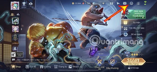 Lien Quan maç geçmişinin nasıl gizleneceğine dair talimatlar