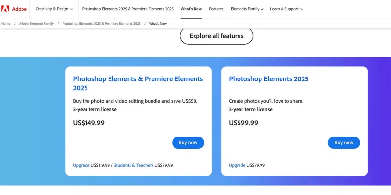 ¿Adobe Photoshop o Photoshop Elements es el software adecuado para usted?