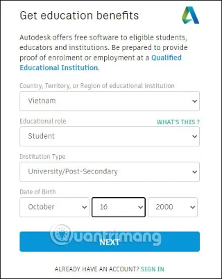 Download gratis AutoCAD 2020-licentie (AutoCAD Student)