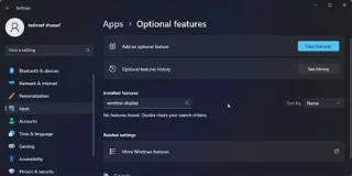 Windows 11de Kablosuz Ekran Nasıl Kurulur/Kaldırılır