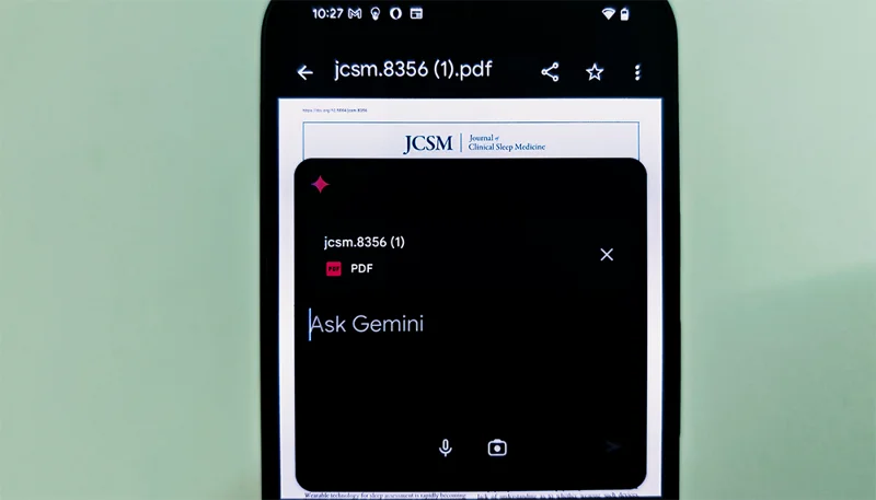 Gemini ahora puede reconocer archivos PDF que aparecen en las pantallas de los teléfonos inteligentes