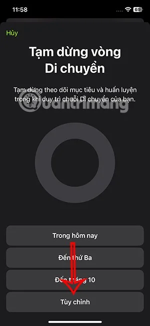 iPhone에서 피트니스 활동 시리즈를 일시 중지하는 방법