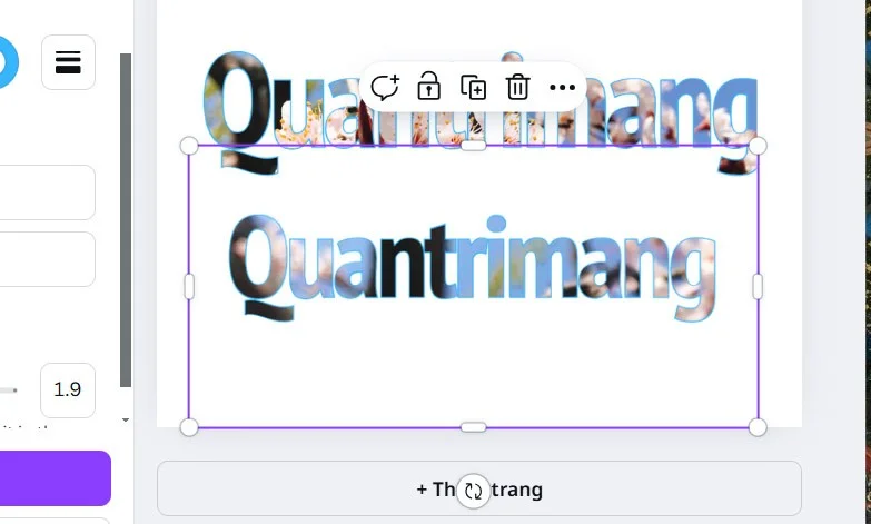 Canva'da görselleri metne yerleştirme talimatları