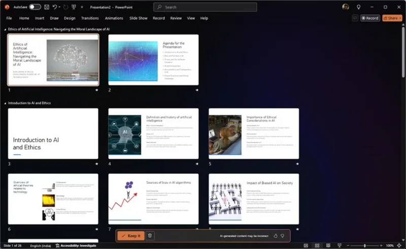Hoe Copilot in PowerPoint u helpt elke presentatie af te ronden