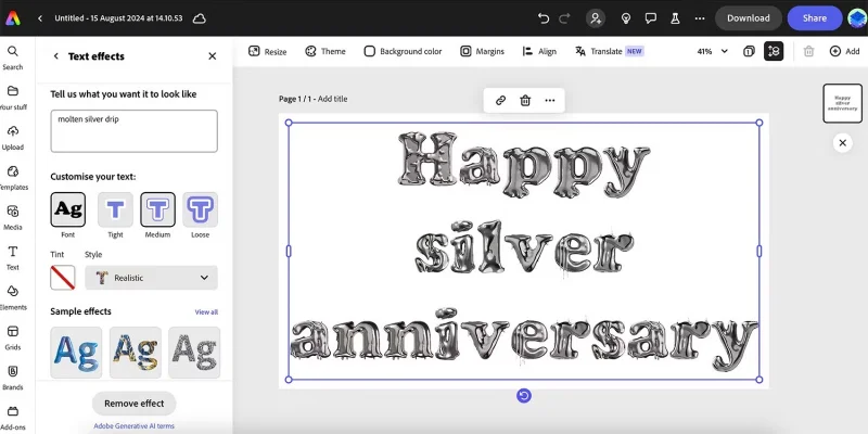 Ciri reka bentuk kreatif AI ini sangat berbaloi dengan masa anda
