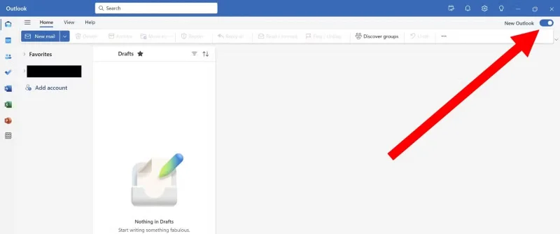 How to switch between old Outlook and new Outlook