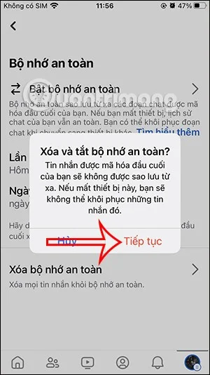 Cómo desactivar el cifrado de extremo a extremo en Messenger en el teléfono y la PC