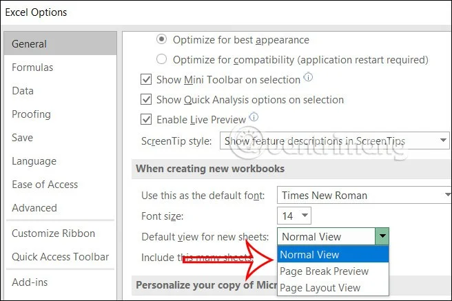 Default settings in Excel that should be changed