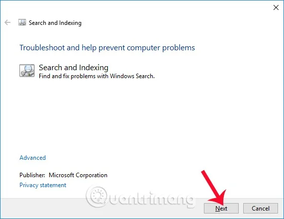 How to fix Windows 10 Search error cannot search, not working