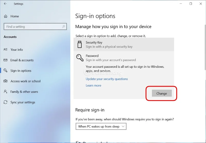 Cómo configurar una contraseña para una computadora con Windows 10, cómo cambiar la contraseña de Win 10