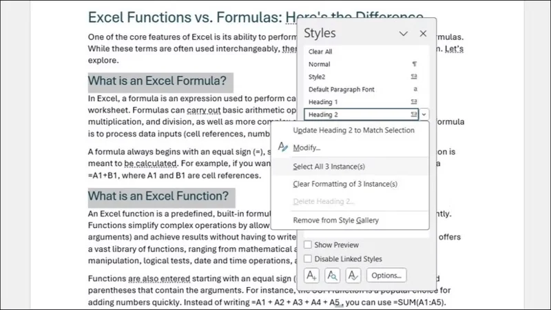 Stijlen gebruiken in Microsoft Word om documenten consistent op te maken