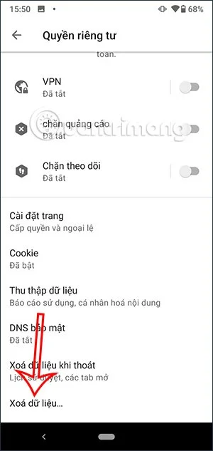 안드로이드 폰에서 검색 기록을 삭제하는 방법