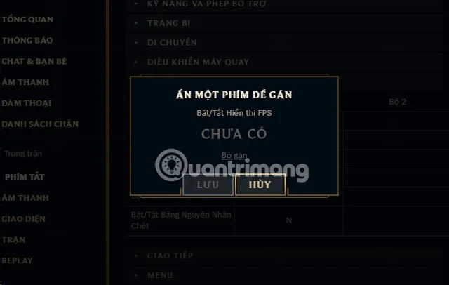 Formas de habilitar FPS en LMHT, habilitar Ping LOL