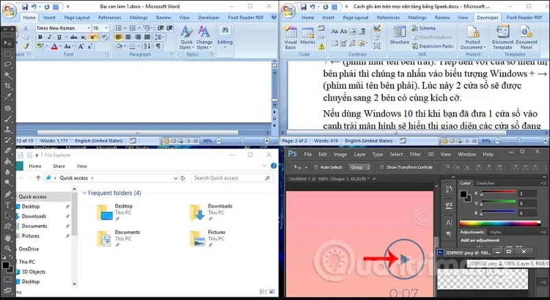 Cómo dividir la pantalla de la computadora