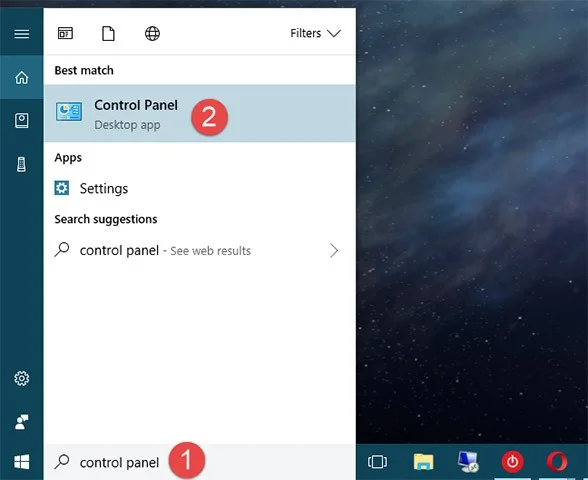 วิธีเปิดแผงควบคุมบน Windows 10, 8.1, 7