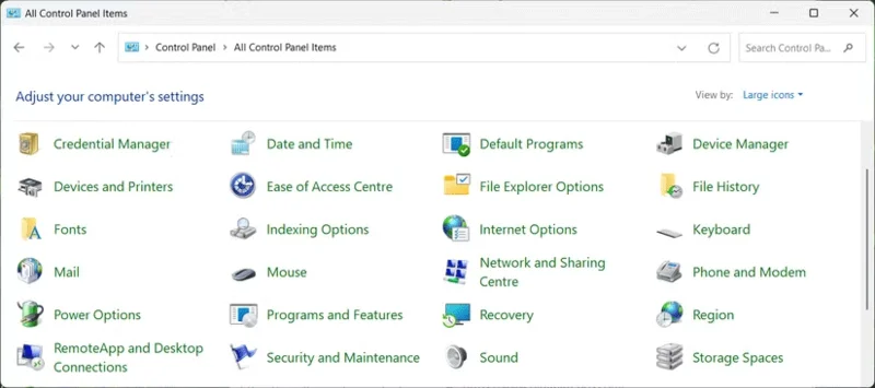 Cómo abrir las Opciones de Internet en Windows 11