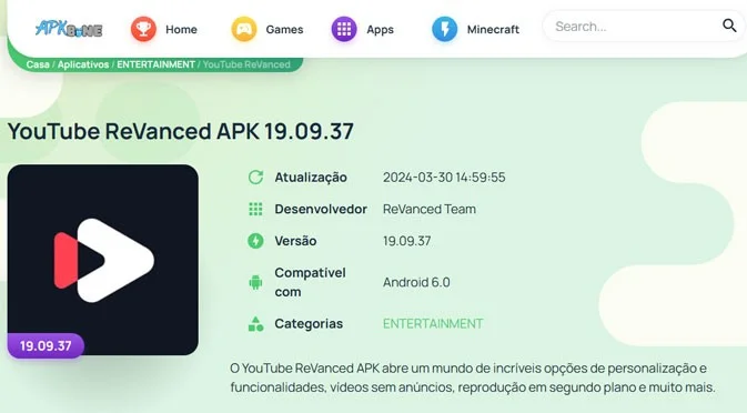 YouTube ReVanced 19.09.37 nieuwste, blokkeer advertenties zonder angst voor YouTube YouTube ReVanced 19.09.37 nieuwste, blokkeer advertenties zonder angst voor YouTube