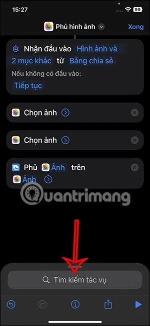 iPhone 단축키를 사용하여 사진을 겹치는 방법