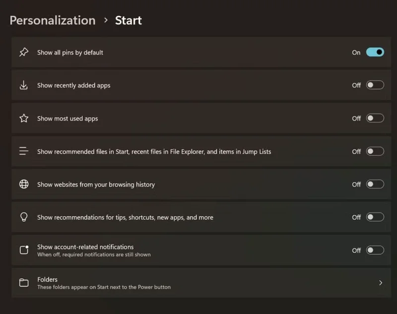 O Windows 11 fará uma mudança muito necessária no menu Iniciar