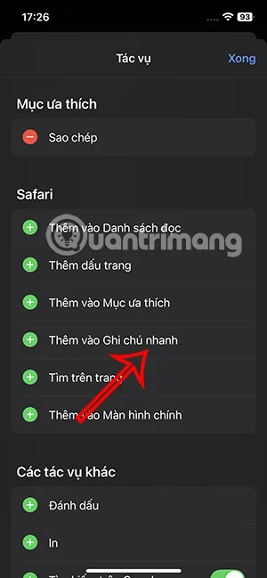 Hoe u een Safari-webpaginalink kunt opslaan in een snelle notitie