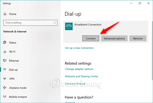 How to Set Up and Use a PPPoE Internet Connection on Windows 10