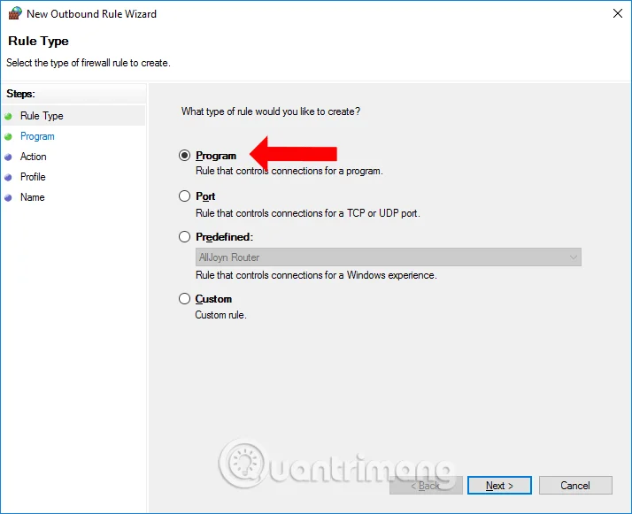 How to block Internet connection of Windows 10 software and applications