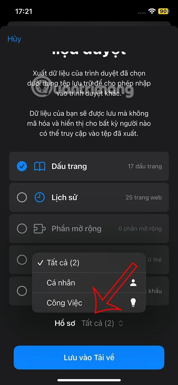 Jak eksportować zakładki Safari z iPhone'a