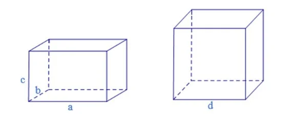 Formule voor het berekenen van het volume van een verticaal prisma, prismavorm