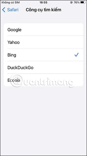 Safari'de arama motoru nasıl değiştirilir