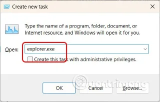 Donmuş bir Windows Gezgini nasıl yeniden başlatılır