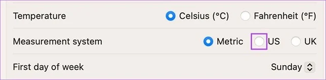 How to change units of measurement on Apple Maps