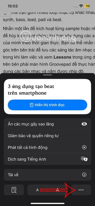 Bagaimana untuk mengakses tetapan tapak web pada iPhone Safari