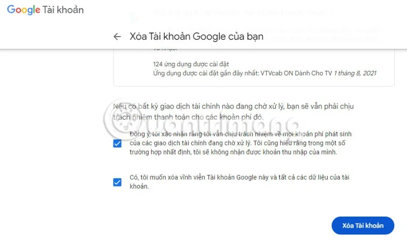 Como excluir uma conta do Google