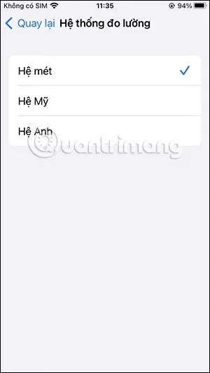 How to change units of measurement on Apple Maps