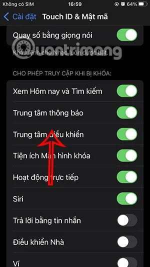 How to turn off Control Center on iPhone lock screen