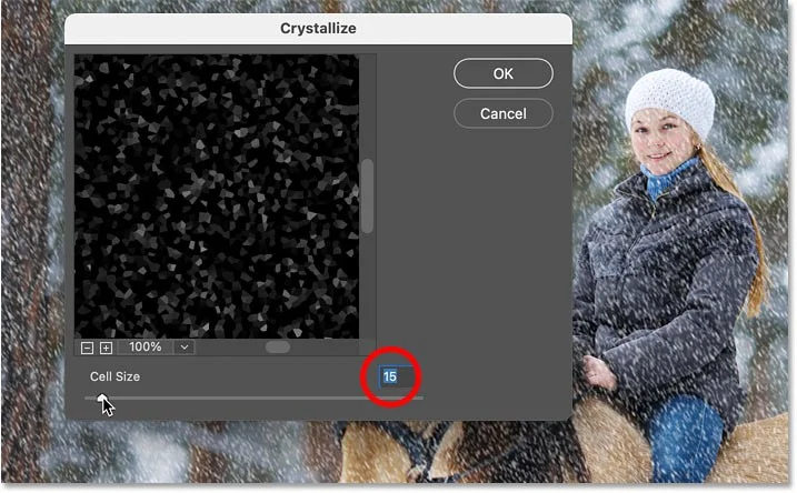 Cómo añadir nieve cayendo a fotos usando Photoshop