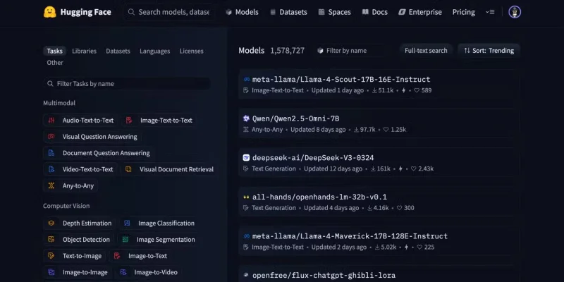 Como usar o Hugging Face para encontrar novos chatbots de IA