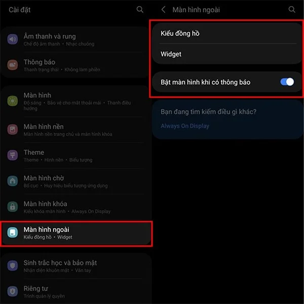 Cómo ajustar la pantalla exterior del Galaxy Z Flip3