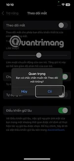 눈으로 iPhone을 제어하는 ​​기능을 살펴보세요