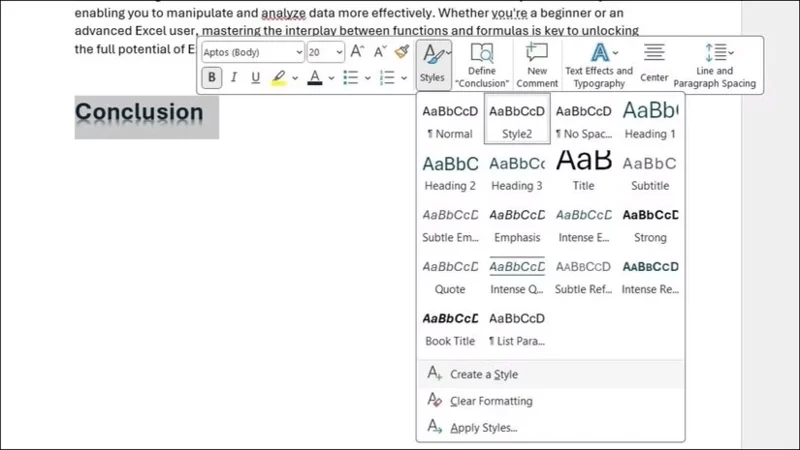 Stijlen gebruiken in Microsoft Word om documenten consistent op te maken