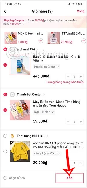Instrucciones para consultar el carrito de compras en TikTok Shop