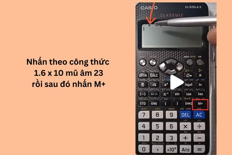 Cómo activar la letra M en una calculadora Casio