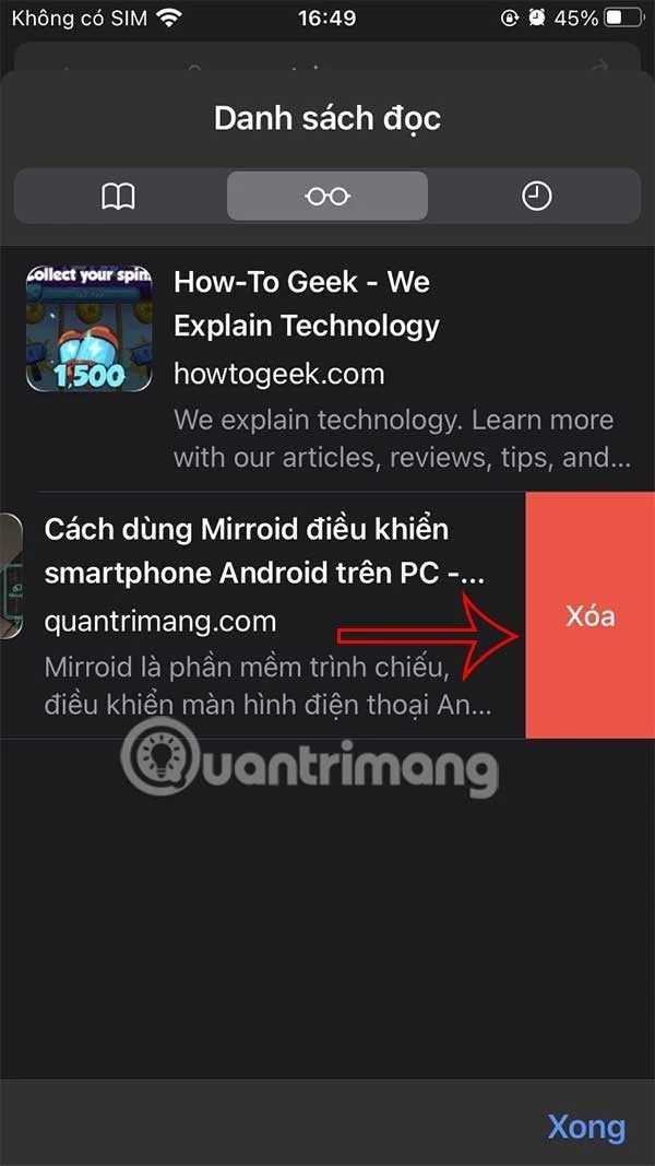 Cómo eliminar la lista de lectura en Safari